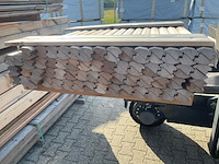 Ca. 120x meranti weldorpel gevingerlast, 34x55mm, lengte 79cm - afbeelding 3 van  3