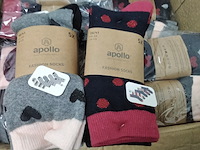 Ca. 120x paar dames sokken, apollo, diverse kleuren - afbeelding 2 van  4