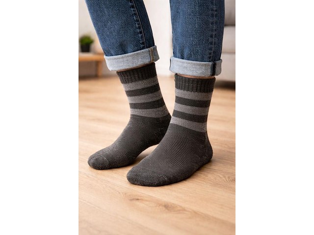 Ca. 120x sokken - paar lamb's wool, maat 43-46 - afbeelding 2 van  2