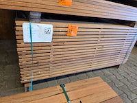 Ca. 121x guyana ipé planken geschaafd, 25x140mm, lengte 155cm - afbeelding 4 van  4