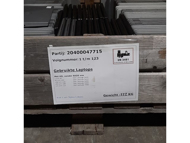 Ca. 123x laptop, dell, o.a. latitude 5420 - afbeelding 5 van  15