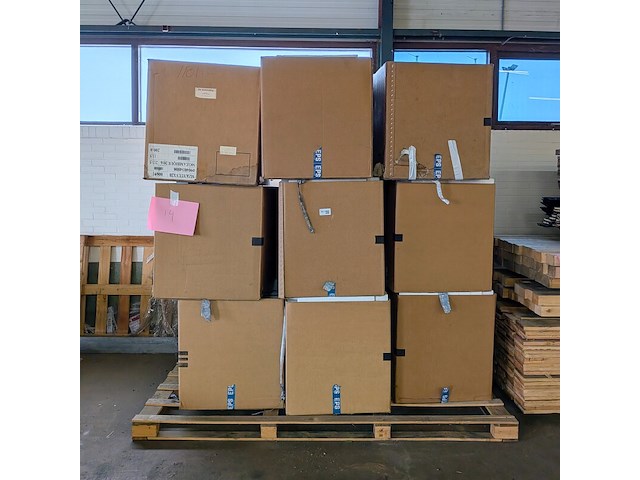 Ca. 1240x piepschuim blok ca. 80x80mm wit - afbeelding 1 van  5