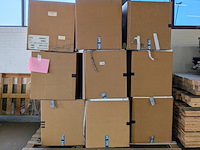 Ca. 1240x piepschuim blok ca. 80x80mm wit