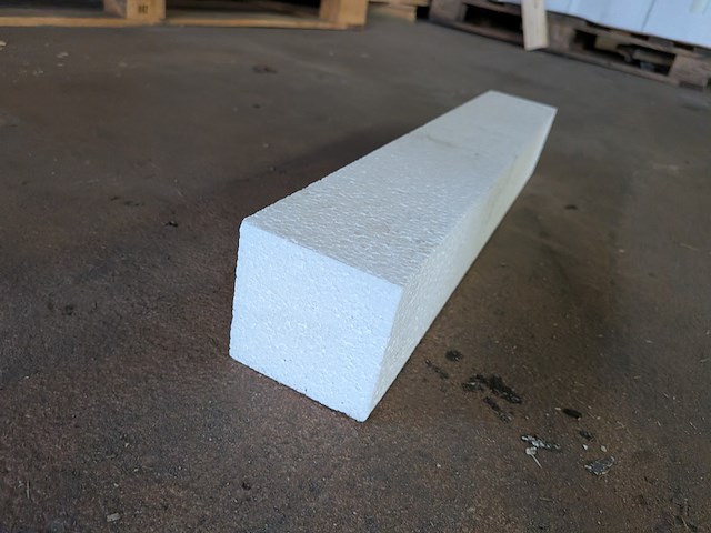 Ca. 1240x piepschuim blok ca. 80x80mm wit - afbeelding 5 van  5