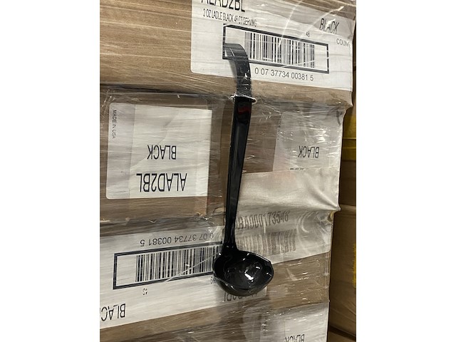 Ca. 1248x luxe opscheplepel, zwart - afbeelding 2 van  3