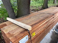 Ca. 124x angelim pedra beschoeiingsplanken, 20x150mm, lengte 32/400cm, 38/450cm, 50/500cm, 4/550cm