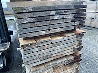 Ca. 124x douglas planken fijnbezaagd, 22x200mm, lengte 500cm - afbeelding 3 van  3