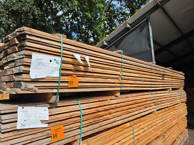 Ca. 124x douglas zweeds rabat, 26x160mm, lengte 500cm - afbeelding 4 van  4