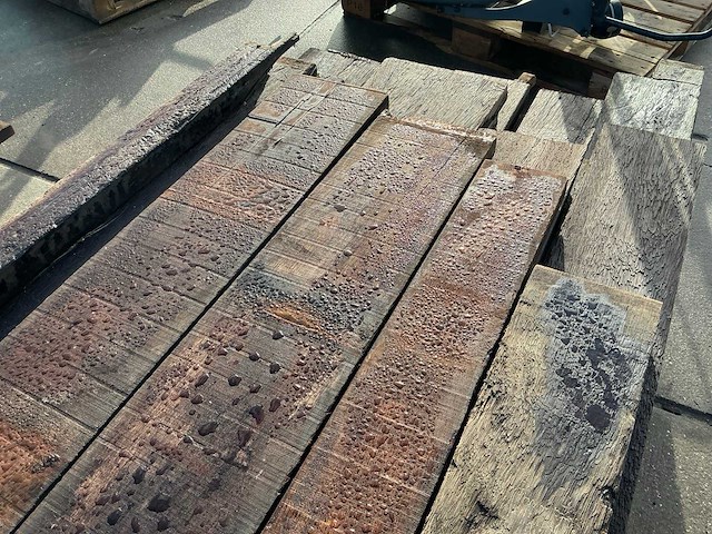 Ca. 125 m2 azobe planken - afbeelding 4 van  19