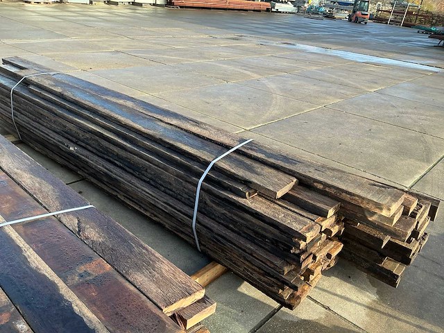 Ca. 125 m2 azobe planken - afbeelding 8 van  19