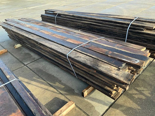 Ca. 125 m2 azobe planken - afbeelding 14 van  19