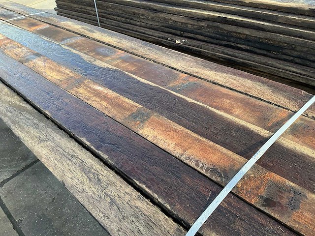 Ca. 125 m2 azobe planken - afbeelding 17 van  19