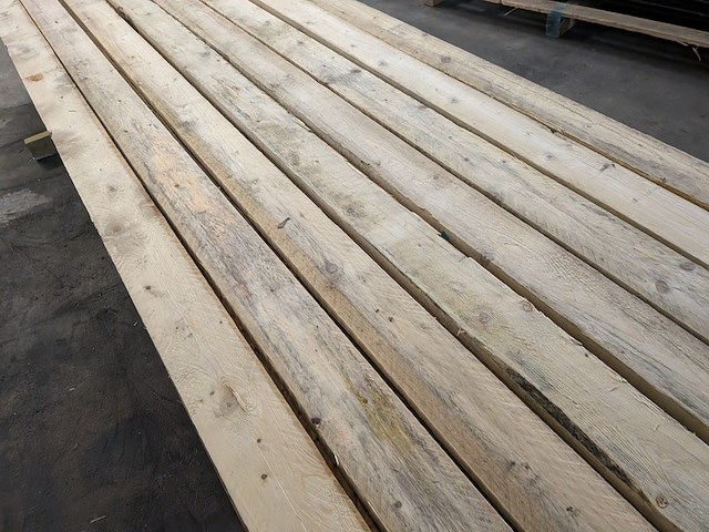 Ca. 125x vuren plank ruw - afbeelding 7 van  7