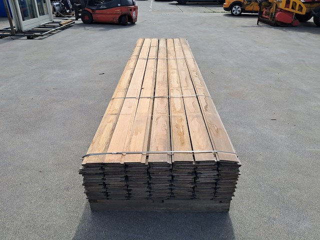 Ca. 126x bankirai hard hout, rabat, old stock - afbeelding 2 van  4