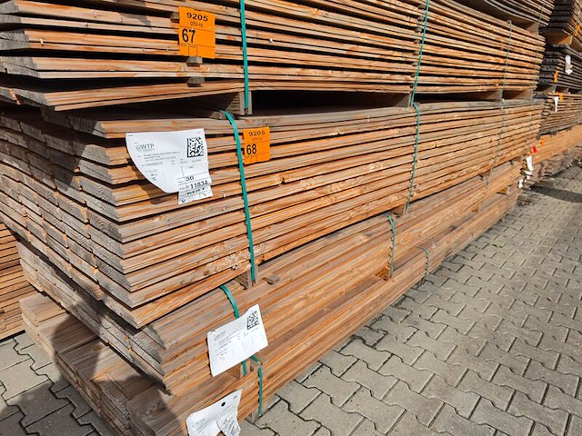 Ca. 126x douglas zweeds rabat, 21x190mm, lengte 400cm - afbeelding 4 van  4