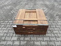 Ca. 126x guyana ipé planken geschaafd, 25x90mm, lengte 100cm - afbeelding 1 van  4