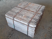 Ca. 126x hardhouten paal, 5 x 5 x 75 cm - afbeelding 2 van  4