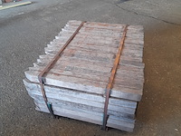 Ca. 126x hardhouten paal, 5 x 5 x 75 cm - afbeelding 2 van  3