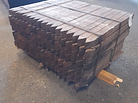 Ca. 126x hardhouten paal, 5 x 5 x 75 cm - afbeelding 3 van  3