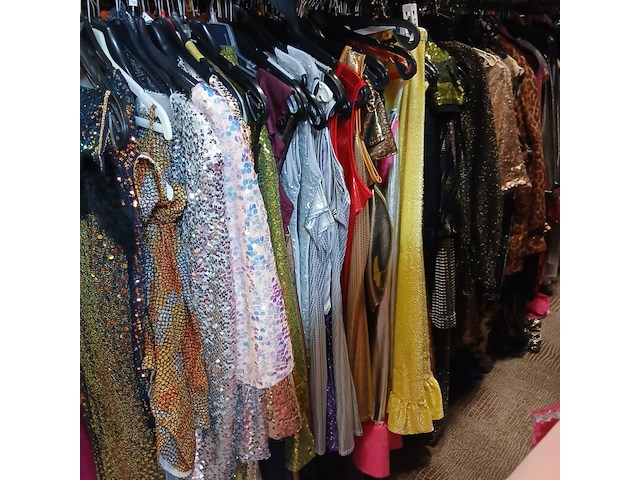 Ca. 127x glitter disco feestkleding - afbeelding 1 van  8