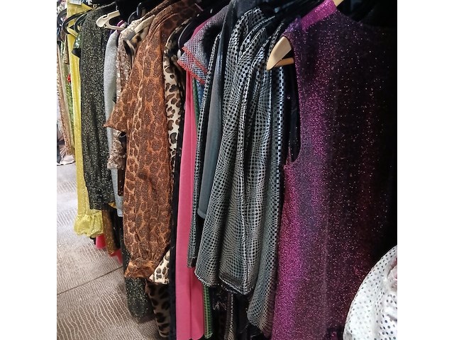 Ca. 127x glitter disco feestkleding - afbeelding 2 van  8