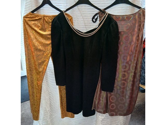 Ca. 127x glitter disco feestkleding - afbeelding 6 van  8