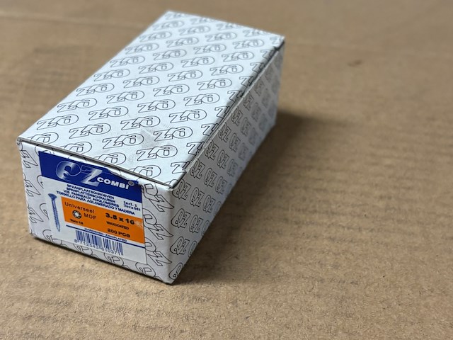 Ca. 128x 200 pack spaanplaatschroeven qz-combi, 3,5x16 - afbeelding 1 van  4
