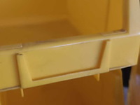 Ca. 128x magazijnbakken met grijp opening, geel - afbeelding 2 van  3