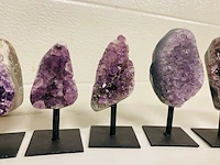 Ca. 12x amethist op standaard - afbeelding 3 van  7