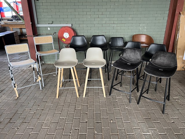 Ca. 12x barkruk, zuiver en dutchbone - afbeelding 1 van  4