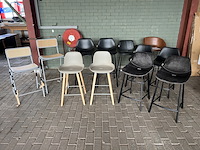 Ca. 12x barkruk, zuiver en dutchbone