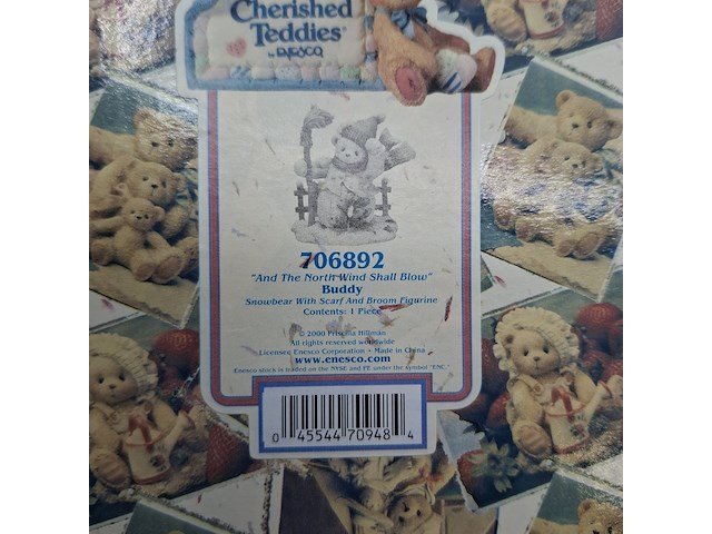 Ca. 12x beeldje, o.a. cherished teddies, and the north wind shall blow - buddy - afbeelding 5 van  5
