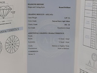 Ca. 12x briljant geslepen diamant, totaal 1,07 karaats (si2-piqu#) - afbeelding 6 van  9