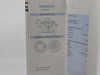 Ca. 12x briljant geslepen diamant, totaal 1,07 karaats (si2-piqu#) - afbeelding 8 van  9
