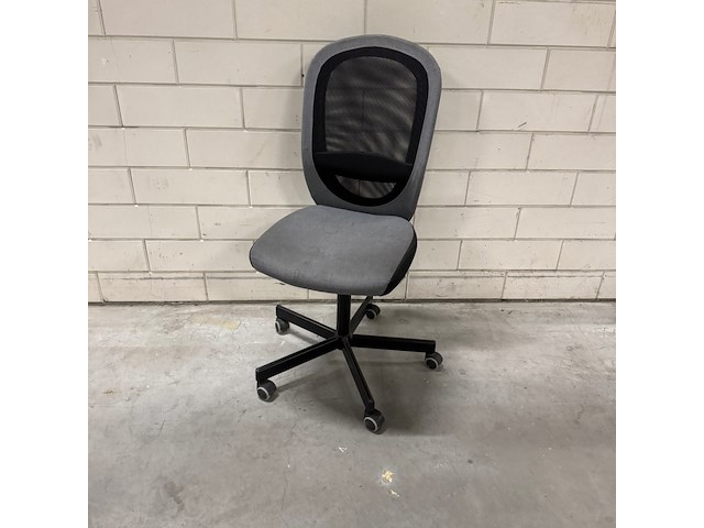 Ca. 12x bureaustoel, ikea, flintan, zwart/antraciet - afbeelding 1 van  5