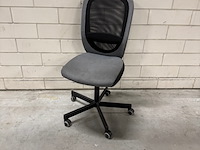 Ca. 12x bureaustoel, ikea, flintan, zwart/antraciet