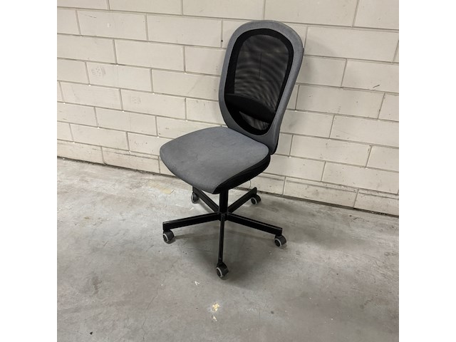 Ca. 12x bureaustoel, ikea, flintan, zwart/antraciet - afbeelding 5 van  5