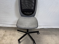 Ca. 12x bureaustoel ikea, flintan, zwart/grijs - afbeelding 1 van  9