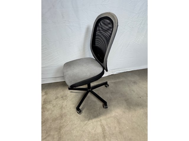 Ca. 12x bureaustoel ikea, flintan, zwart/grijs - afbeelding 6 van  9