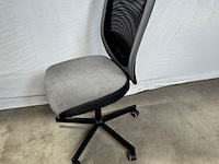 Ca. 12x bureaustoel ikea, flintan, zwart/grijs - afbeelding 6 van  9