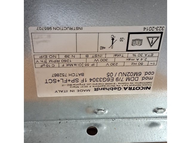 Ca. 12x centrifugaal ventilator, nicotra gbhardt, ddm7/9 e6g3304 - afbeelding 4 van  7