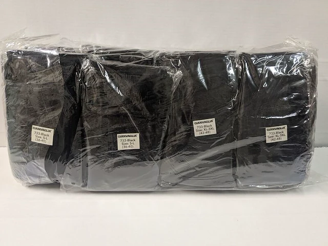 Ca. 12x dames fleece winter thermo legging panty, gianvaglia, zwart, s/m/l/lx - afbeelding 2 van  2