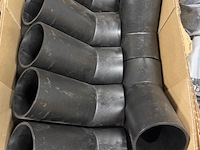 Ca. 12x doos pe bochten, t-stukken en verlopen, geberit, zwart - afbeelding 7 van  11