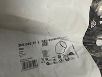 Ca. 12x doos pe bochten, t-stukken en verlopen, geberit, zwart - afbeelding 11 van  11