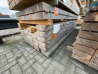 Ca. 12x douglas dakbalken fijnbezaagd, 75x175mm, lengte 300cm - afbeelding 4 van  4