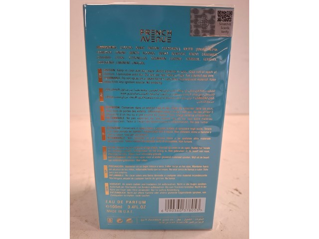 Ca 12x eau de parfum french avenue, vulcan - afbeelding 3 van  4