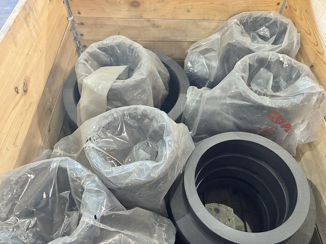 Ca. 12x elektrolas t-stuk, plasson fusamatic lasmof, tee 160, zwart - afbeelding 2 van  7