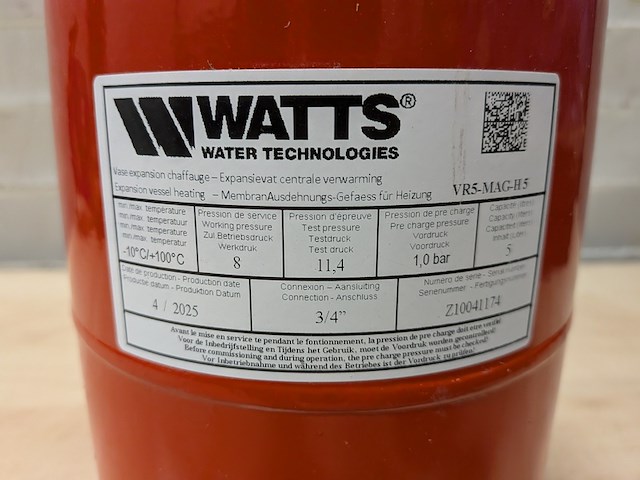 Ca. 12x expansievat, watts, varem - afbeelding 4 van  8