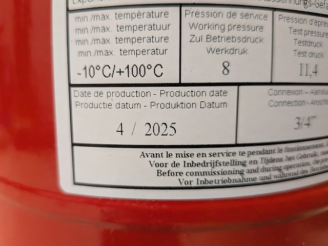 Ca. 12x expansievat, watts, varem - afbeelding 5 van  8