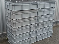 Ca. 12x grote bakken met deksel, engels, grijs / chroom - afbeelding 4 van  4